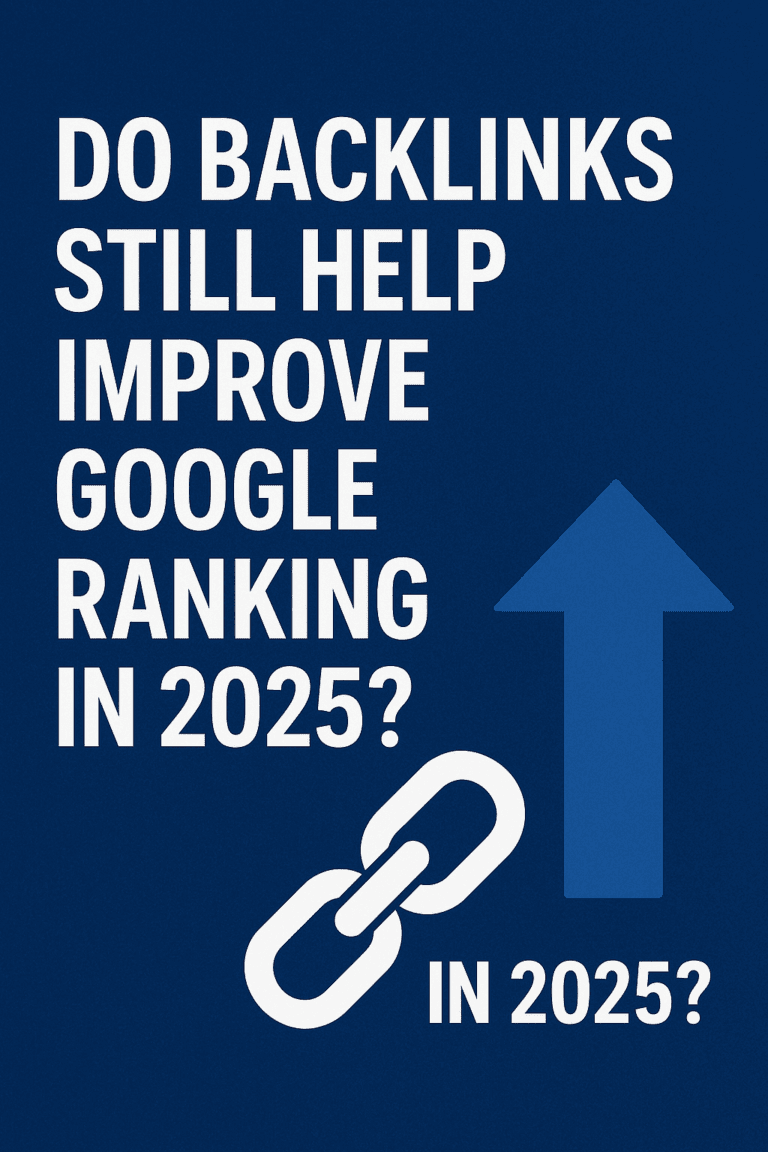 Do Backlinks Still Help Improve Google Ranking in 2025? | SEO Insights